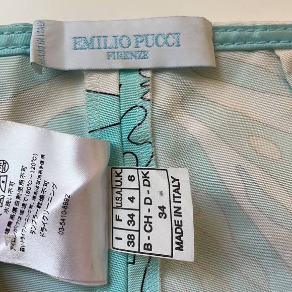 EMILIO PUCCI Straight Leg Pants, trousers, US size 4, slim fit. - Picture 5 of 6